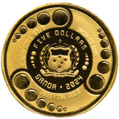 SAMOA 5 Dollars Or 1/10 Once Alien 2024