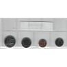 Caimanes série de 4 pièces de monnaie