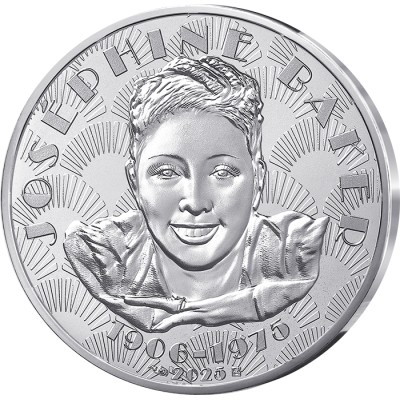 FRANCE 10 Euro Argent Joséphine Baker 2025 ⏰