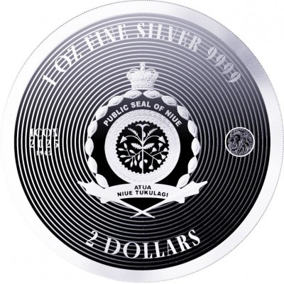 NIUE 2 Dollars Argent 1 Once Winston Churchill 2025 ⏰