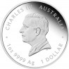 AUSTRALIE 1 Dollar Argent Couleur 1 Once Année du Serpent 2025