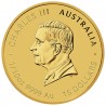 AUSTRALIE 15 Dollars Or Couleur 1/10 Once Année du Serpent 2025