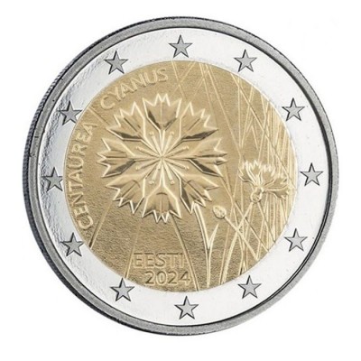 ESTONIE 2 Euro le Bleuet...