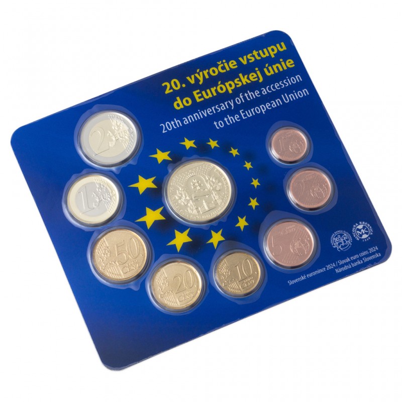 SLOVAQUIE Set Euros 20 ans dans l'UE 2024