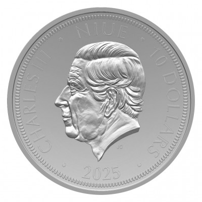 NIUE 10 Dollars Argent 5 Onces Aigle Slovaque 2025