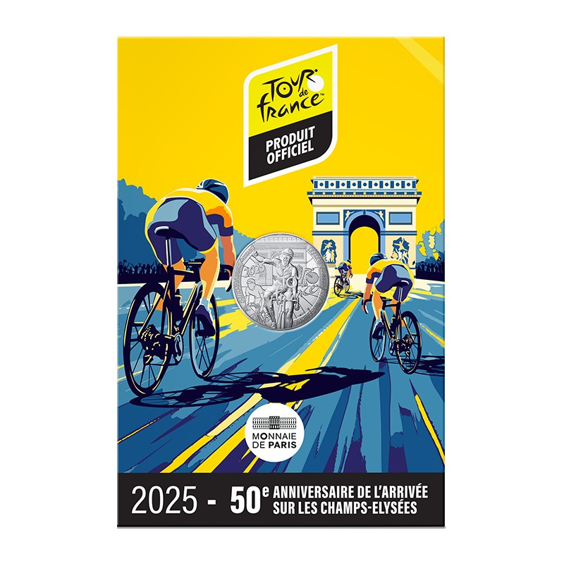 FRANCE 10 Euro Argent Tour de France 2025 ⏰