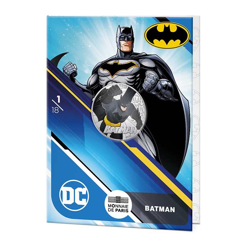 FRANCE COLLECTION Marvel 10 EUROS ARGENT Batman 1/18 2025