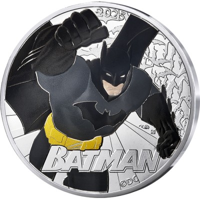 FRANCE COLLECTION Marvel 10 EUROS ARGENT Batman 1/18 2025