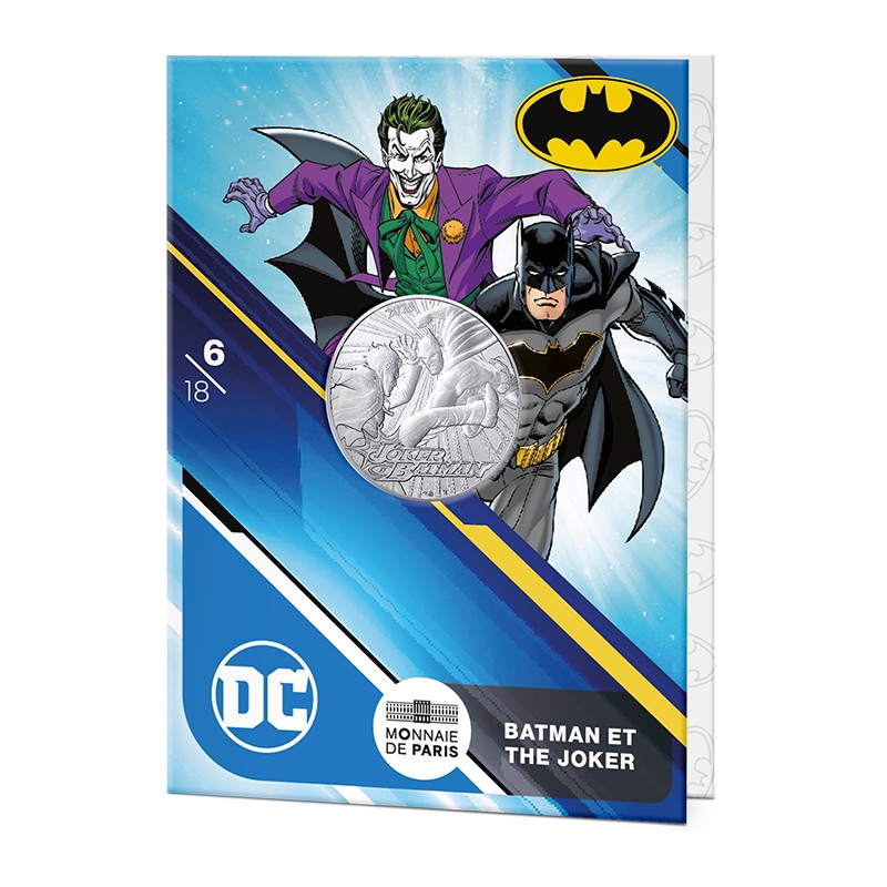 FRANCE COLLECTION Marvel 10 EUROS ARGENT Batman le Joker 6/18 2025 ⏰