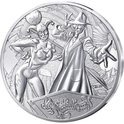 FRANCE COLLECTION Marvel 10 EUROS ARGENT le Joker Harley Quinn 7/18 2025 ⏰