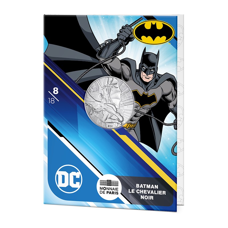 FRANCE COLLECTION Marvel 10 EUROS ARGENT Batman Chevalier Noir 7/18 2025 ⏰