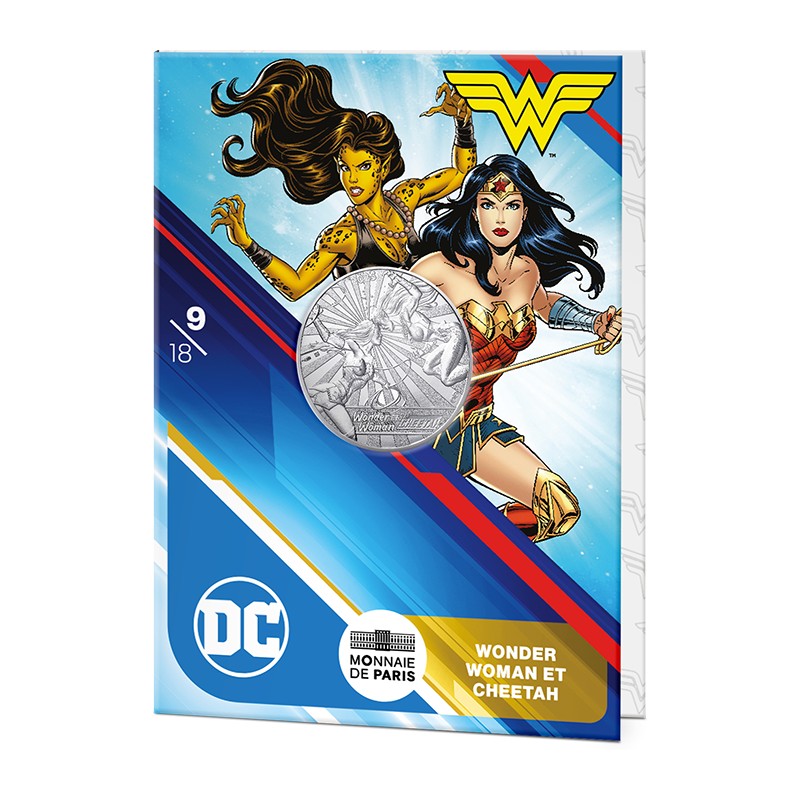 FRANCE COLLECTION Marvel 10 EUROS ARGENT Wonder Woman Cheetah 9/18 2025 ⏰