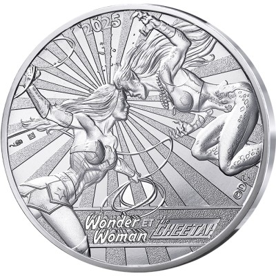 FRANCE COLLECTION Marvel 10 EUROS ARGENT Wonder Woman Cheetah 9/18 2025 ⏰