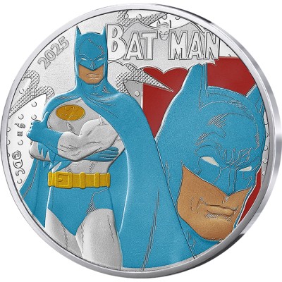 FRANCE COLLECTION Marvel 50 EUROS ARGENT Batman vintage 1/4 2025 ⏰