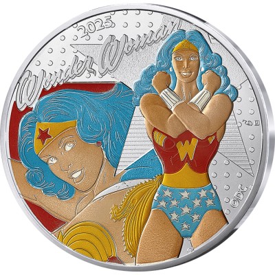 FRANCE COLLECTION Marvel 50 EUROS ARGENT Wonder Woman 2/4 2025 ⏰