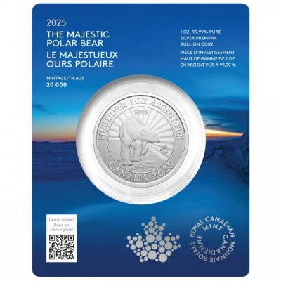 CANADA 5 Dollars Argent 1...