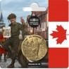 FRANCE 1/4 euro Commémorative 80 ans du VE-Day Soldat Canadien 2025 ⏰