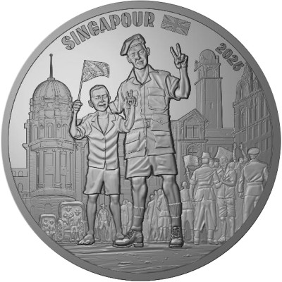 FRANCE 10 Euro Argent 80 ans du VE-Day Soldat Britannique 2025 ⏰
