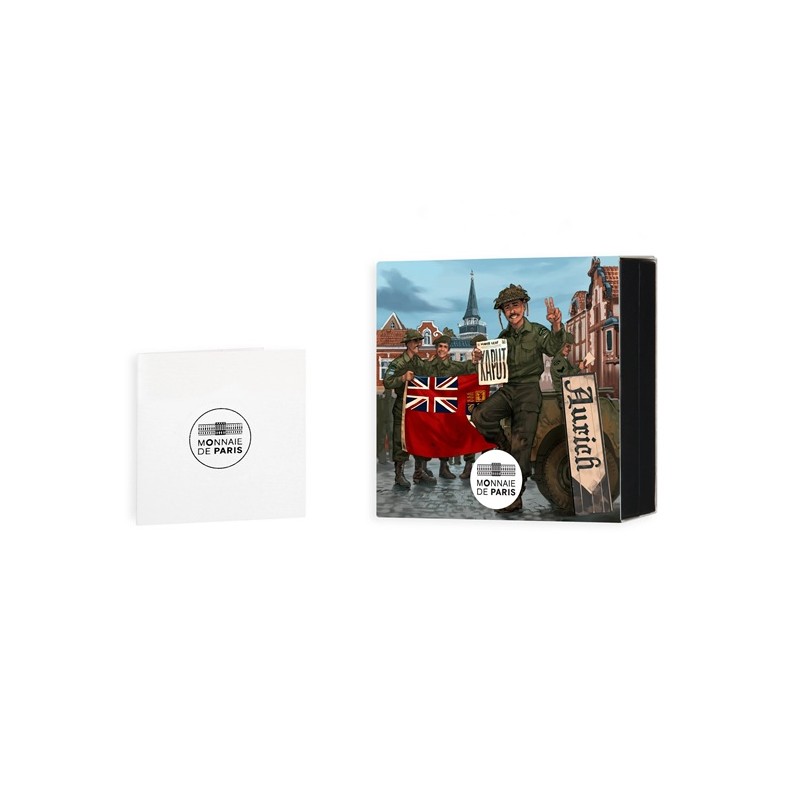 FRANCE 10 Euro Argent 80 ans du VE-Day Soldat Canadien 2025