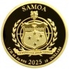 SAMOA 15 Dollars Or 1/10 Once Aigle Royal 2025