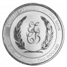 DOMINIQUE 2 Dollars Argent 1 Once Blason 2024 ⏰