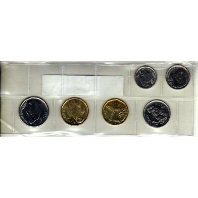 Iles Fidji série de 6 pièces de monnaie