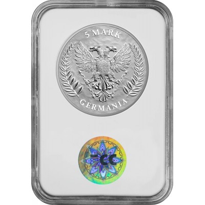 Médaille 5 Mark Argent 1 Once Germania 1ère Frappe 2025 ⏰