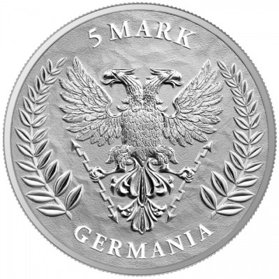 Médaille 5 Mark Argent 1 Once Germania 1ère Frappe 2025