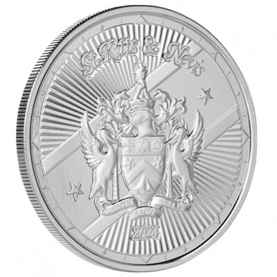 St KITTS et NEVIS 2 Dollars...