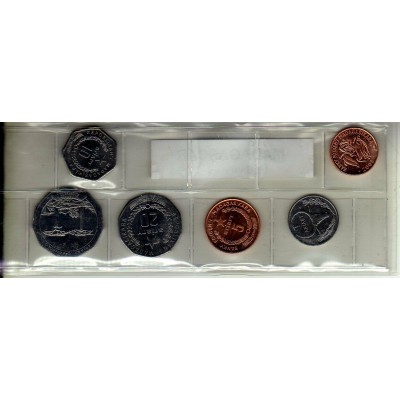 Madagascar série de 6 pièces de monnaie