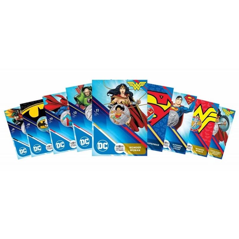 FRANCE COLLECTION Marvel 10 EUROS x 9 ARGENT Vague 2 2025 ⏰