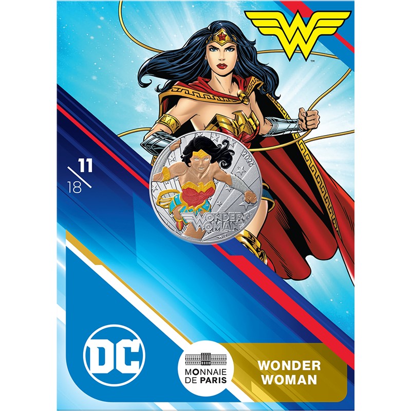 FRANCE COLLECTION Marvel 10 EUROS ARGENT Wonder Woman 11/18 2025 ⏰
