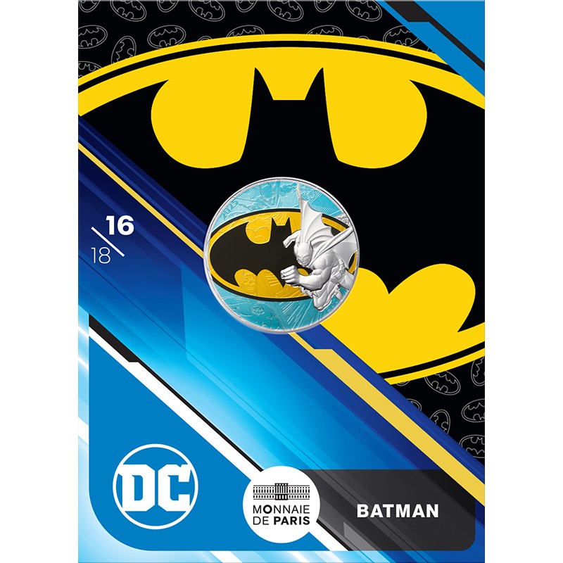 FRANCE COLLECTION Marvel 10 EUROS ARGENT Batman Logo 16/18 2025 ⏰