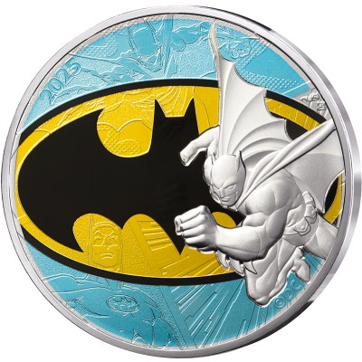 FRANCE COLLECTION Marvel 10 EUROS ARGENT Batman Logo 16/18 2025 ⏰