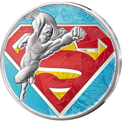 FRANCE COLLECTION Marvel 10 EUROS ARGENT Superman Logo 17/18 2025