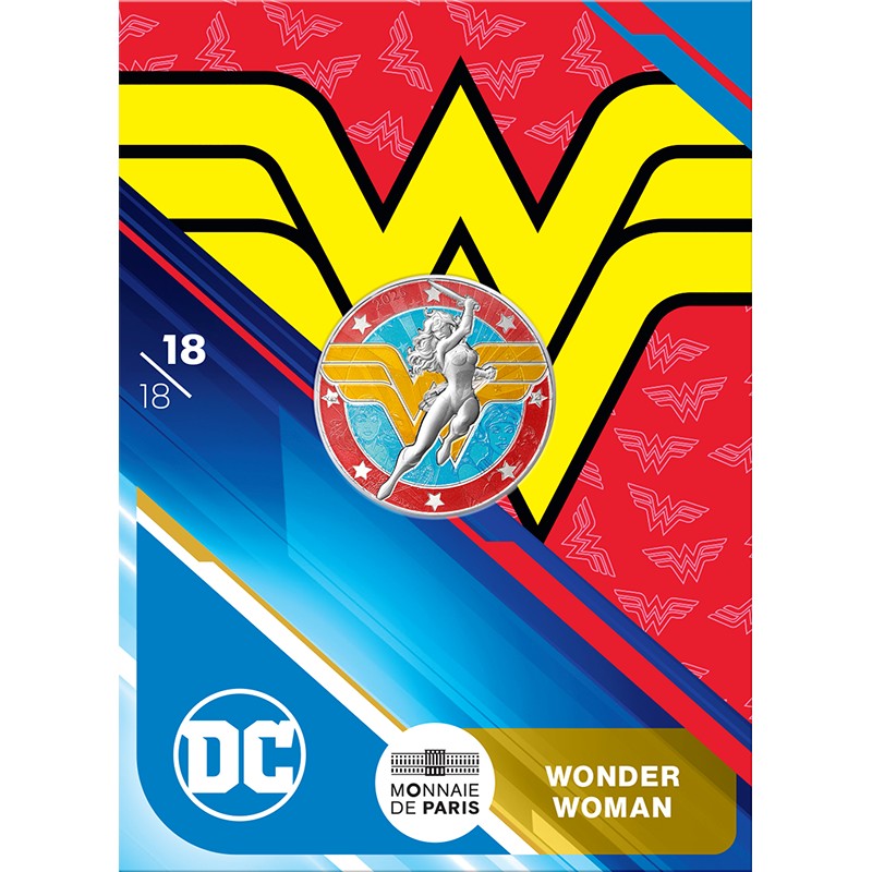 FRANCE COLLECTION Marvel 10 EUROS ARGENT WonderWoman Logo 18/18 2025 ⏰