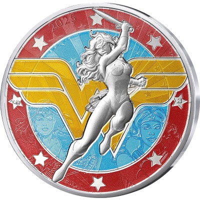 FRANCE COLLECTION Marvel 10 EUROS ARGENT WonderWoman Logo 18/18 2025 ⏰