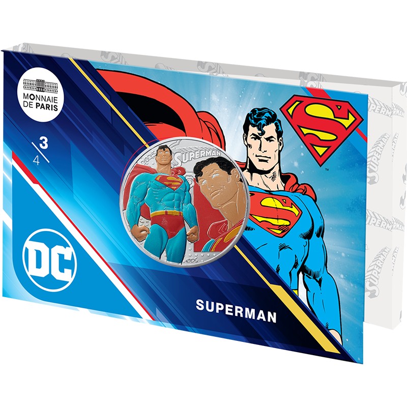 FRANCE COLLECTION Marvel 50 EUROS ARGENT Superman 3/4 2025 ⏰