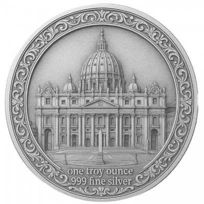 Médaille 1 Once Argent Election du Pape Léon XIV 2025 ⏰