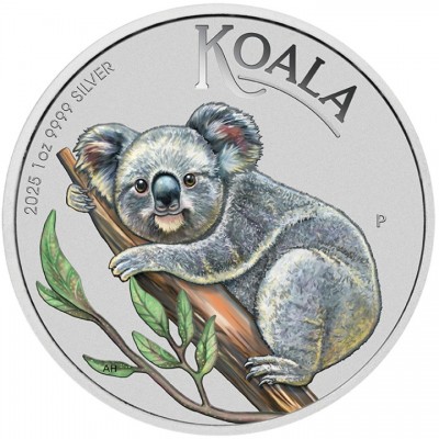 AUSTRALIE 1 Dollar Argent 1 Once KOALA 2025 Marque Brisbane ⏰