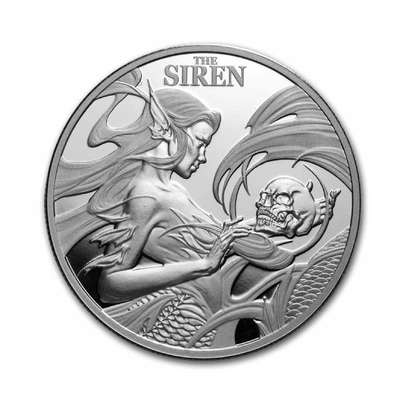 NIUE 1 Dollar Argent 1 Once Sirène 2025 ⏰