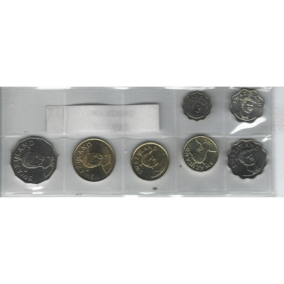 Swaziland série de 7 pièces de monnaie