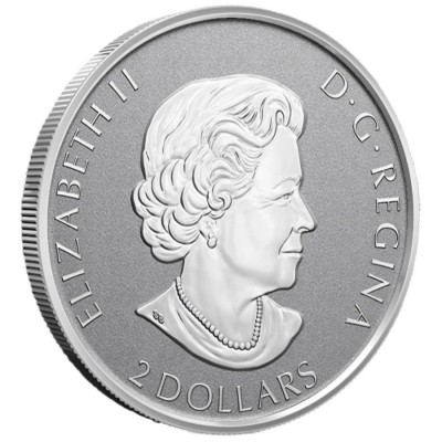 CANADA 2 Dollars Argent 3/4 Once Elan 2022 ⏰