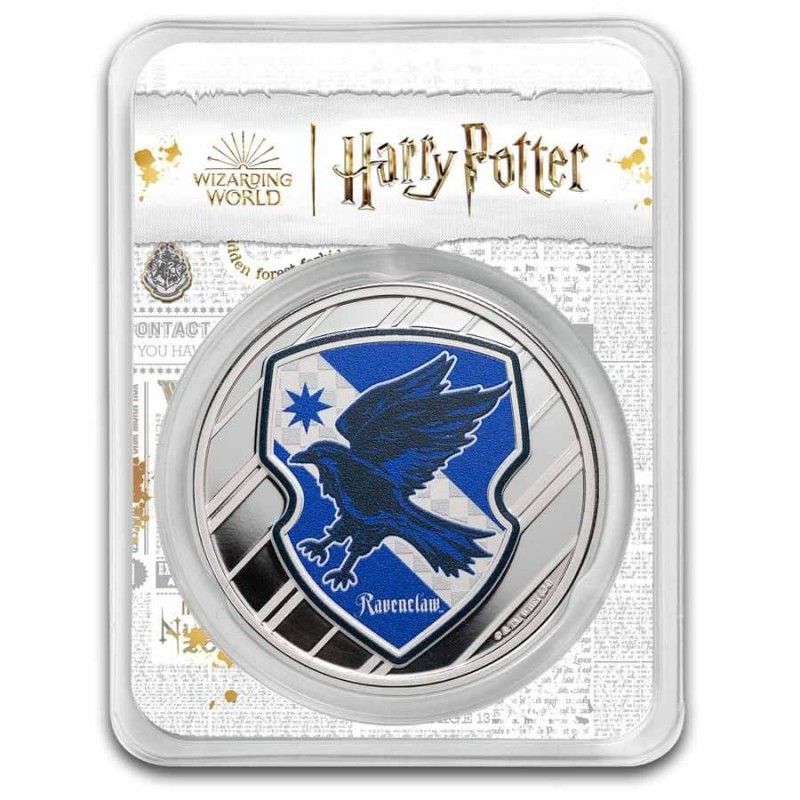 Médaille 1 Once Argent Harry Potter Ravenclaw