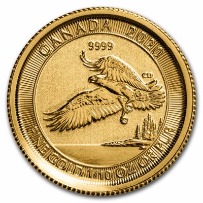 CANADA 5 Dollars Or 1/10...