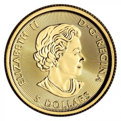 CANADA 5 Dollars Or 1/10 Once Ours Polaire 2018