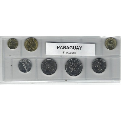 Paraguay série de 7 pièces...