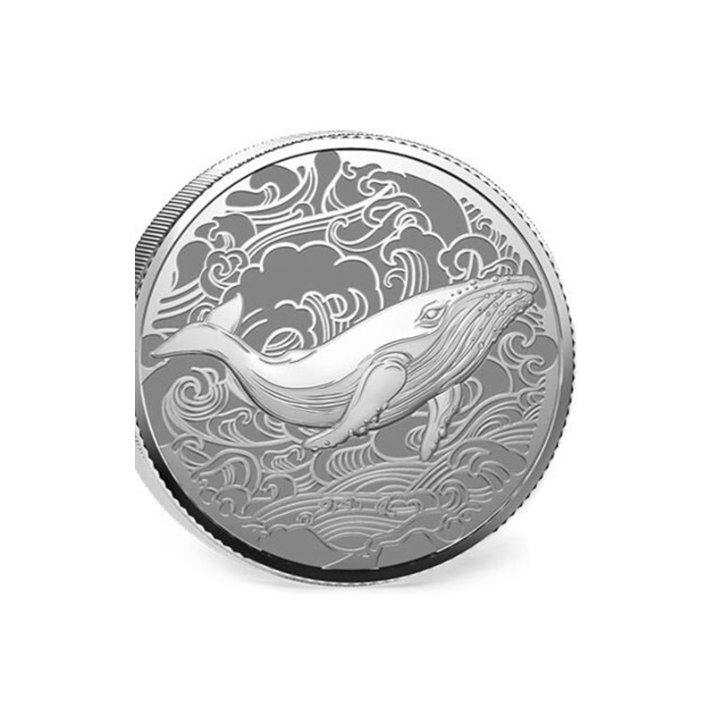 ILES PITCAIRN 1 Dollar Argent 1 Once Baleine 2025