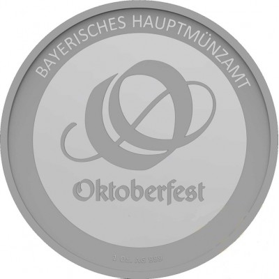 Médaille Argent 1 Once Oktoberfest Munich 2025 ⏰