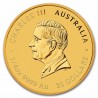 AUSTRALIE 25 Dollars Or 1/4 Once Année du Cheval 2026